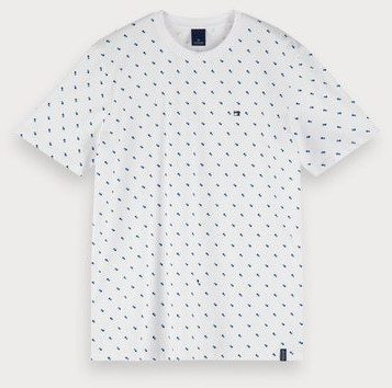 Scotch & Soda T-Shirt with Allover-Print combo d (155403)
