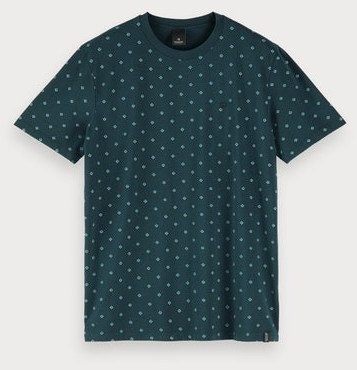 Scotch & Soda T-Shirt with Allover-Print combo f (155403)