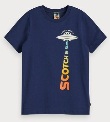 Scotch & Soda T-Shirt with Artwork-Print night