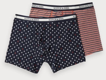 Scotch & Soda Boxershorts in Print 2er Pack combo b (154429)