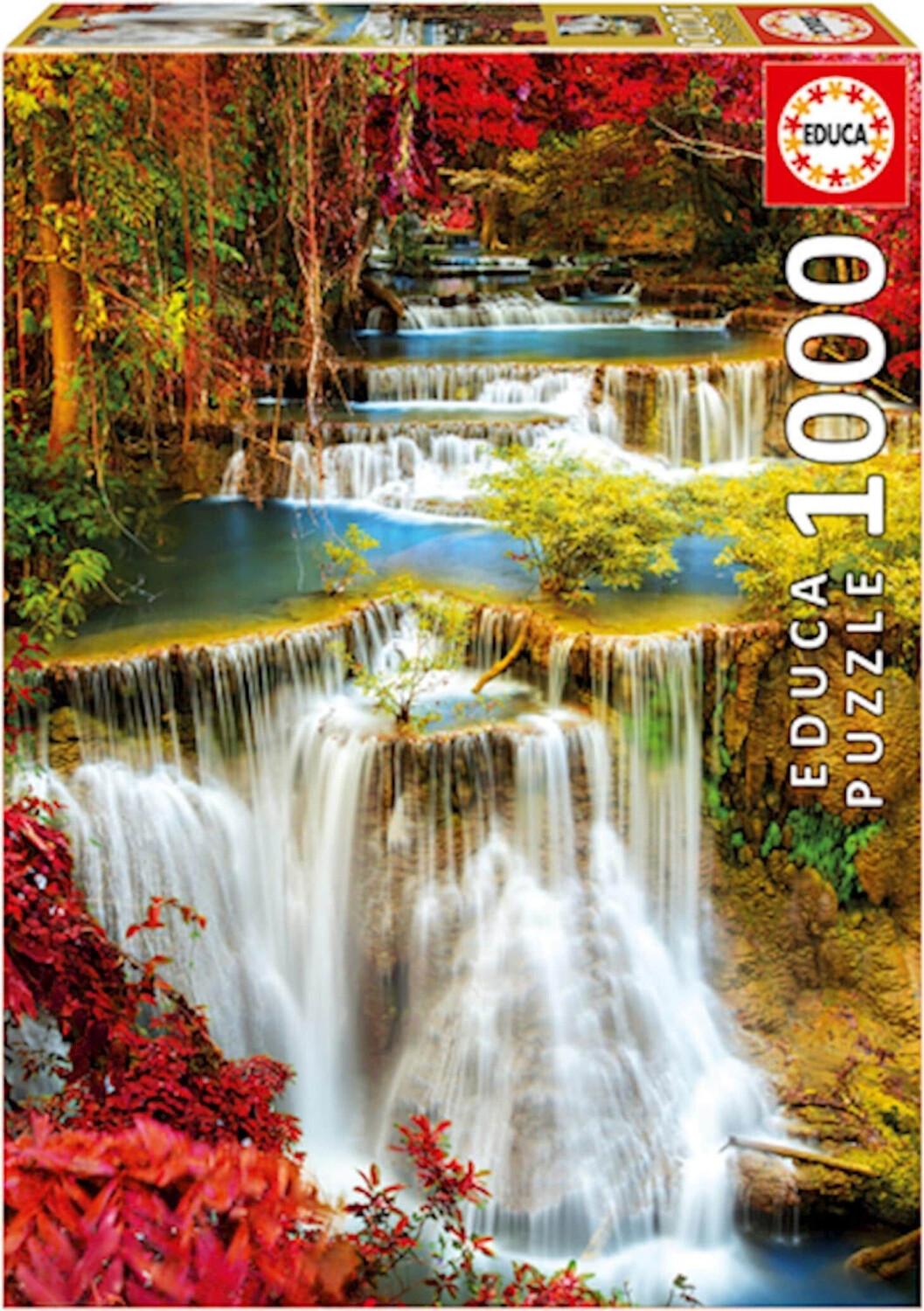 Educa Borrás 1000 Waterfall in deep forest