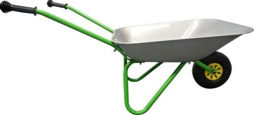 Vedes Metal Wheelbarrow silver/green