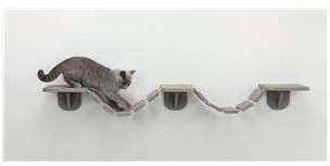 Photos - Cat Scratcher Trixie Cat Walk Wall Taupe  (49930)