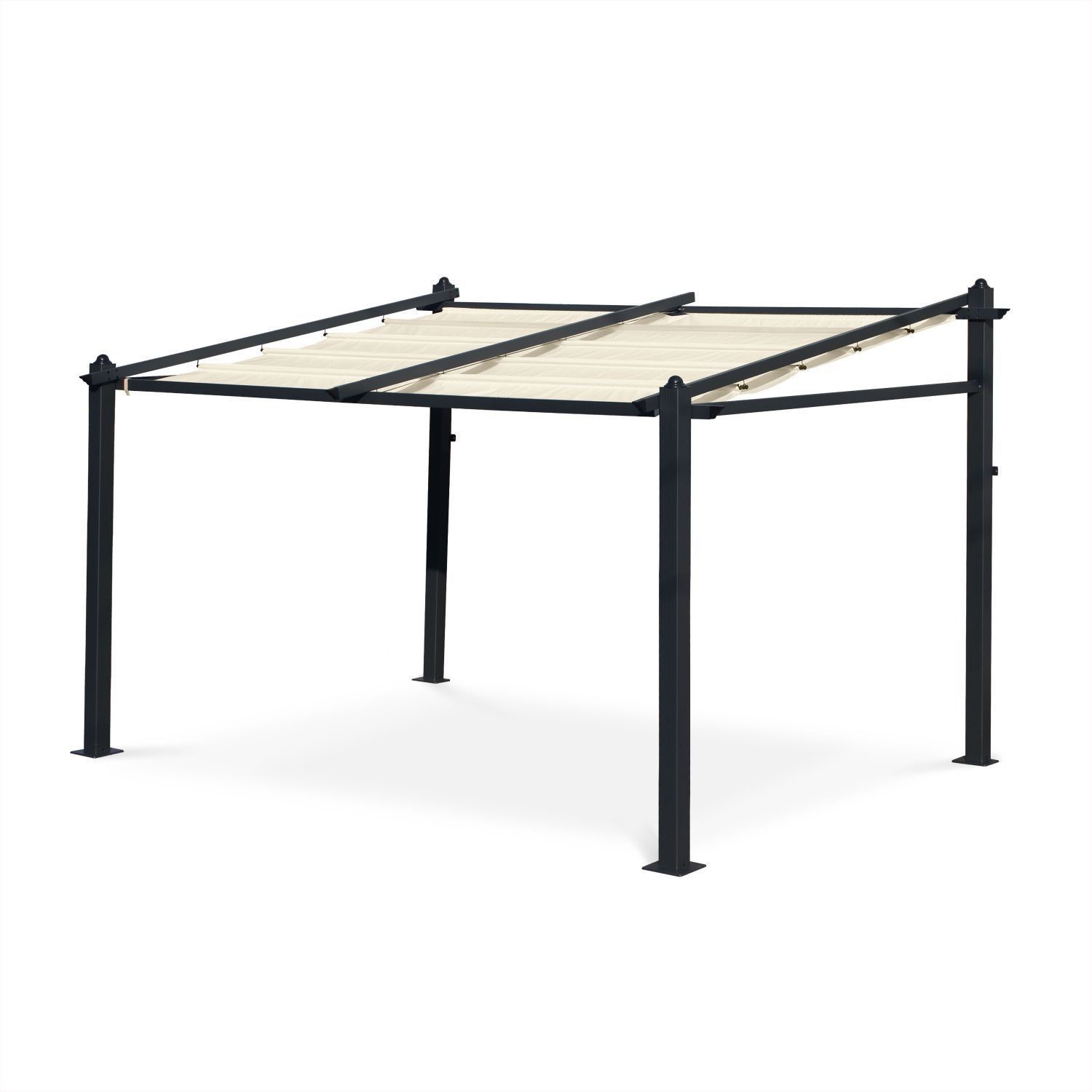 Alice's Garden Murum Pergola murale 3 x 4 m écru
