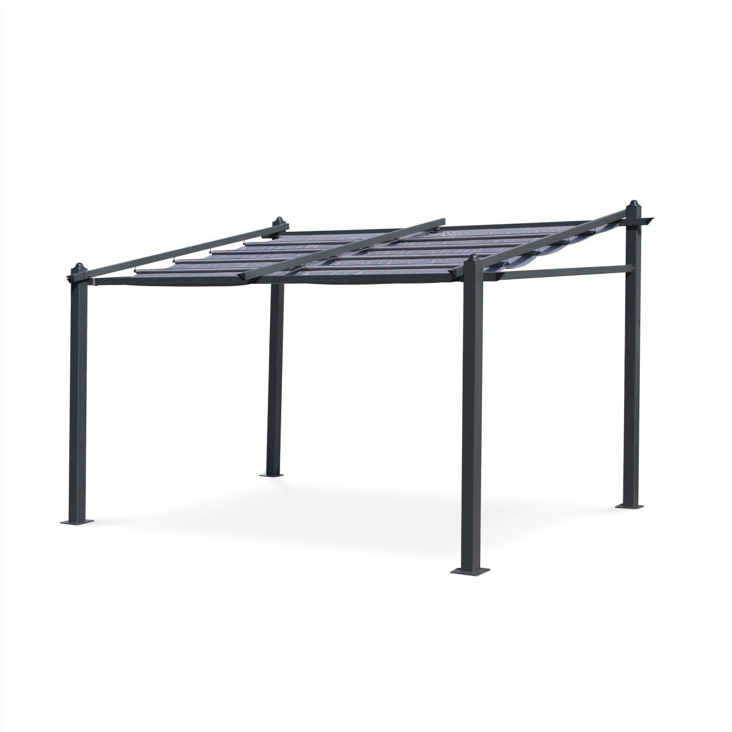 Alice's Garden Murum Pergola murale 3 x 4 m gris
