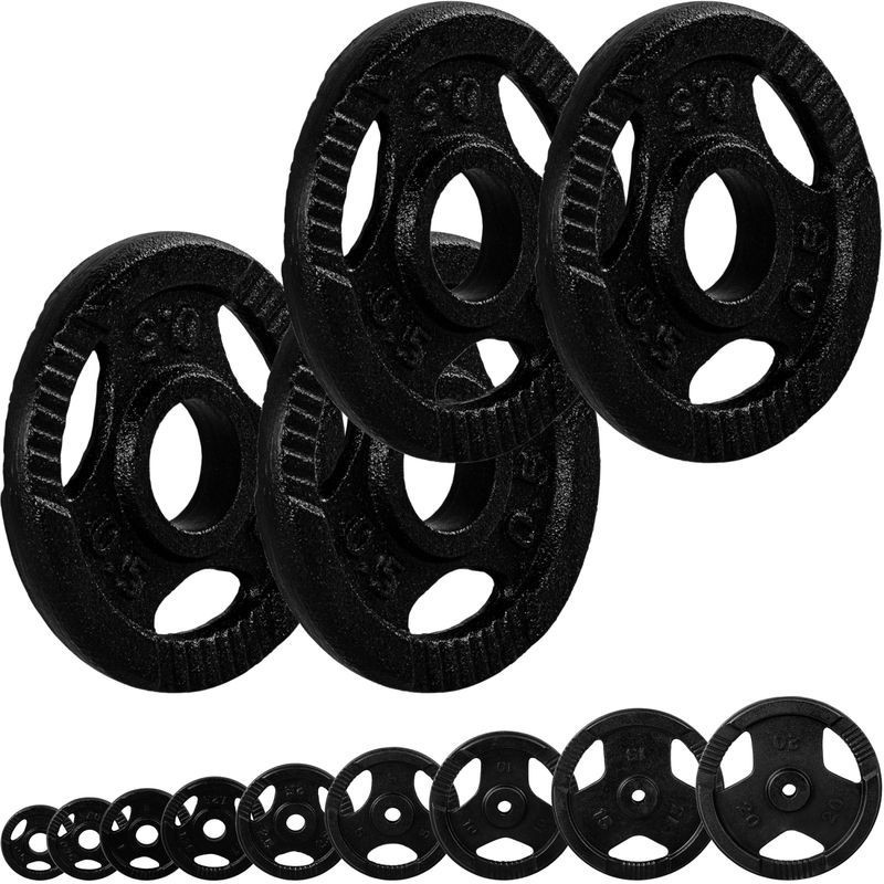 ScSPORTS 4x 0,5kg Weight Plate Set black (10000143)