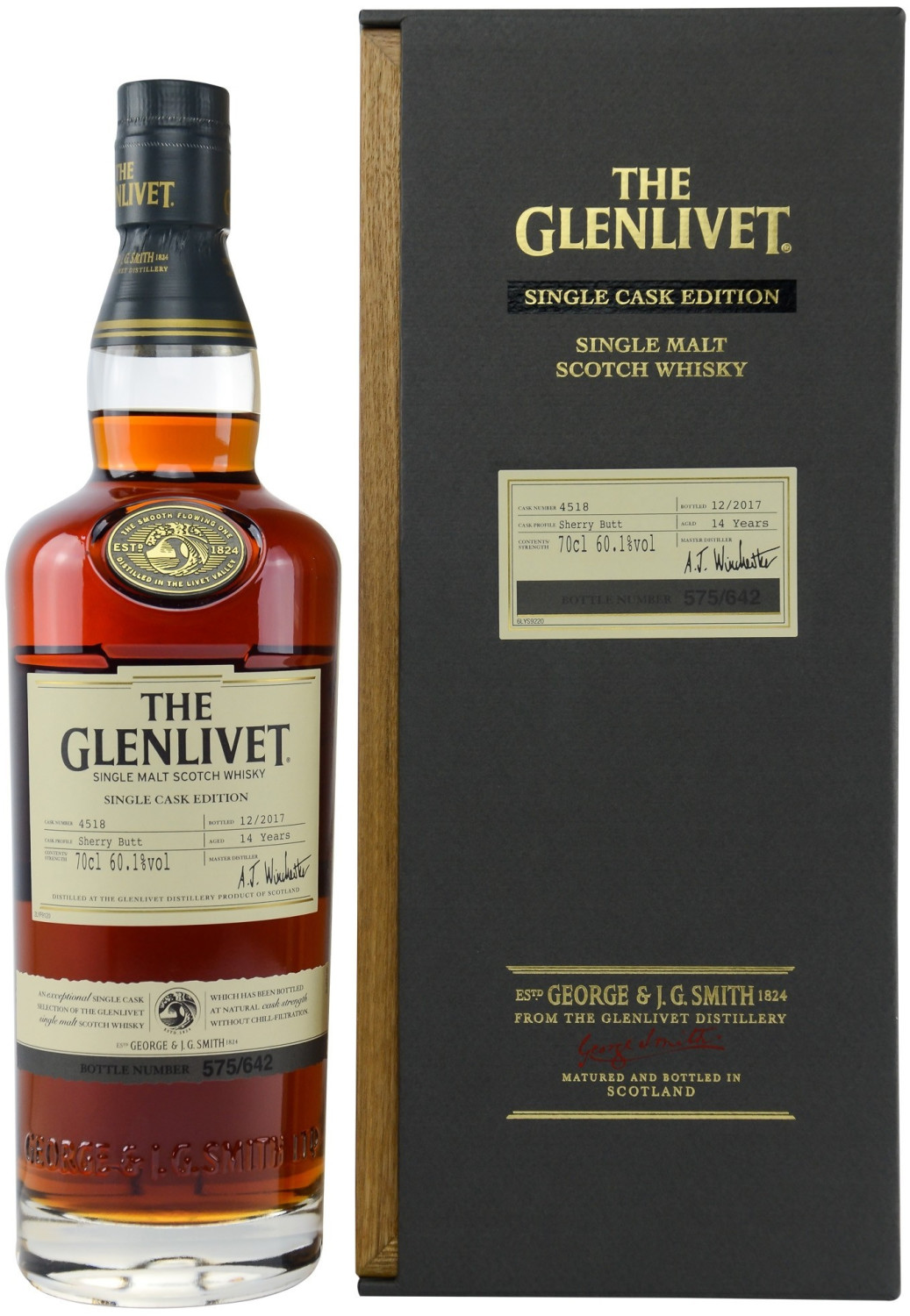 The Glenlivet 14 Years Single Cask Edition Sherry Cask 60,1% 0,7l