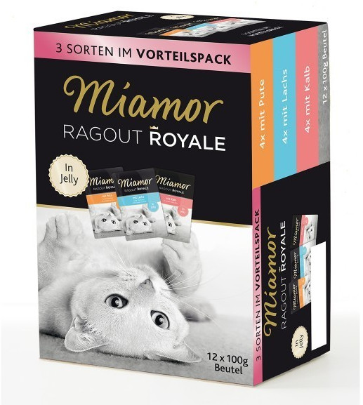 Miamor Ragout Royale in Jelly Multibox Adult 2 (Turkey / Salmon / Calf) 12x100g