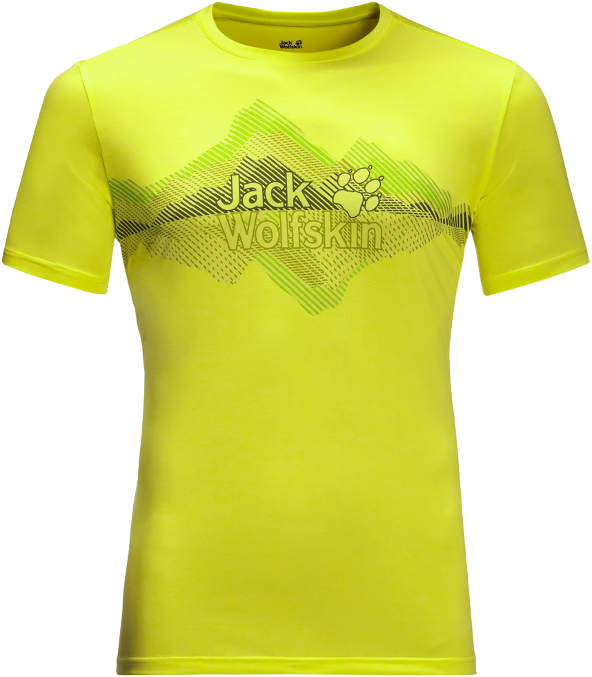 Jack Wolfskin Crosstrail Graphic T M flashing green