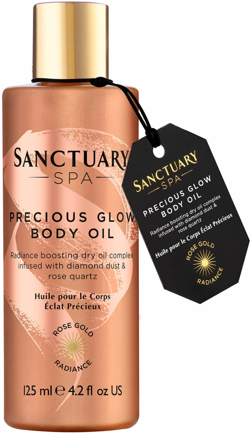 Sanctuary Spa Rose Gold Radiance Oil 125ml