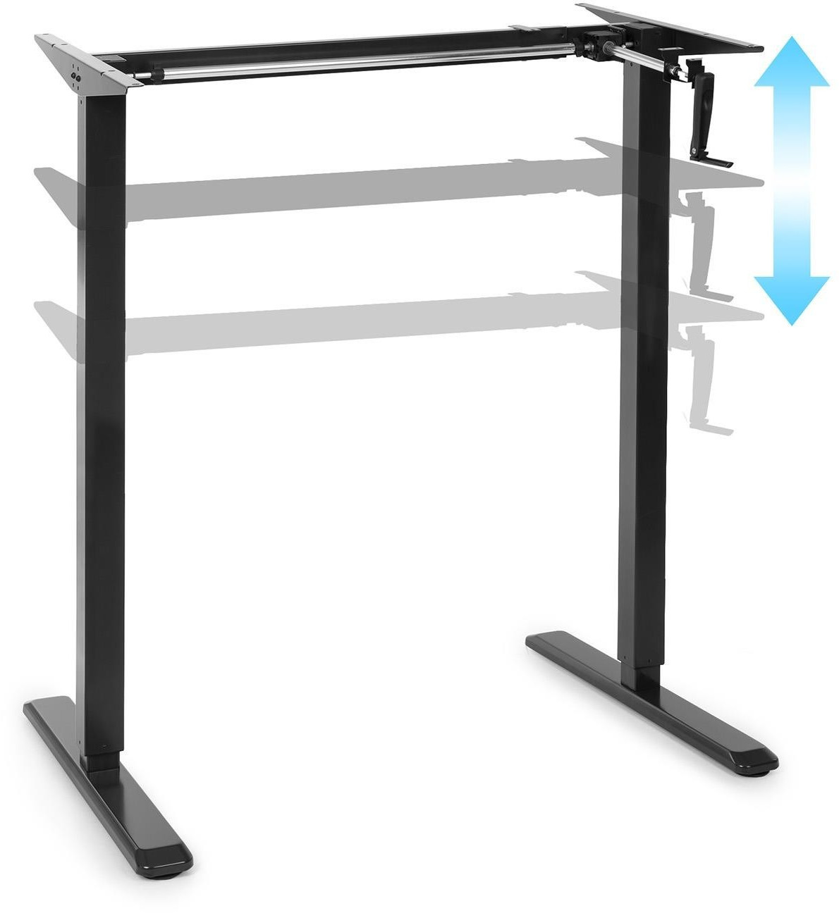 OneConcept Multidesk 73 - 123cm Black
