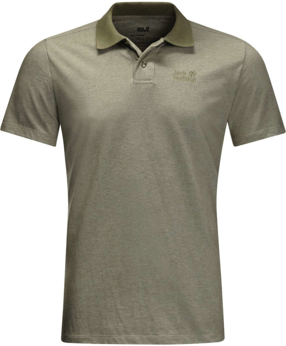 Jack Wolfskin Pique Polo Men khaki