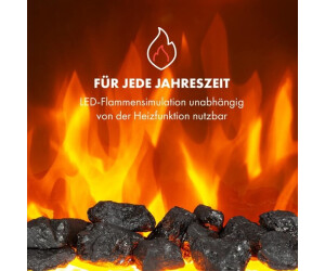Klarstein Verbier Elektrischer Kamin 1000/2000W weiß ab 256,99