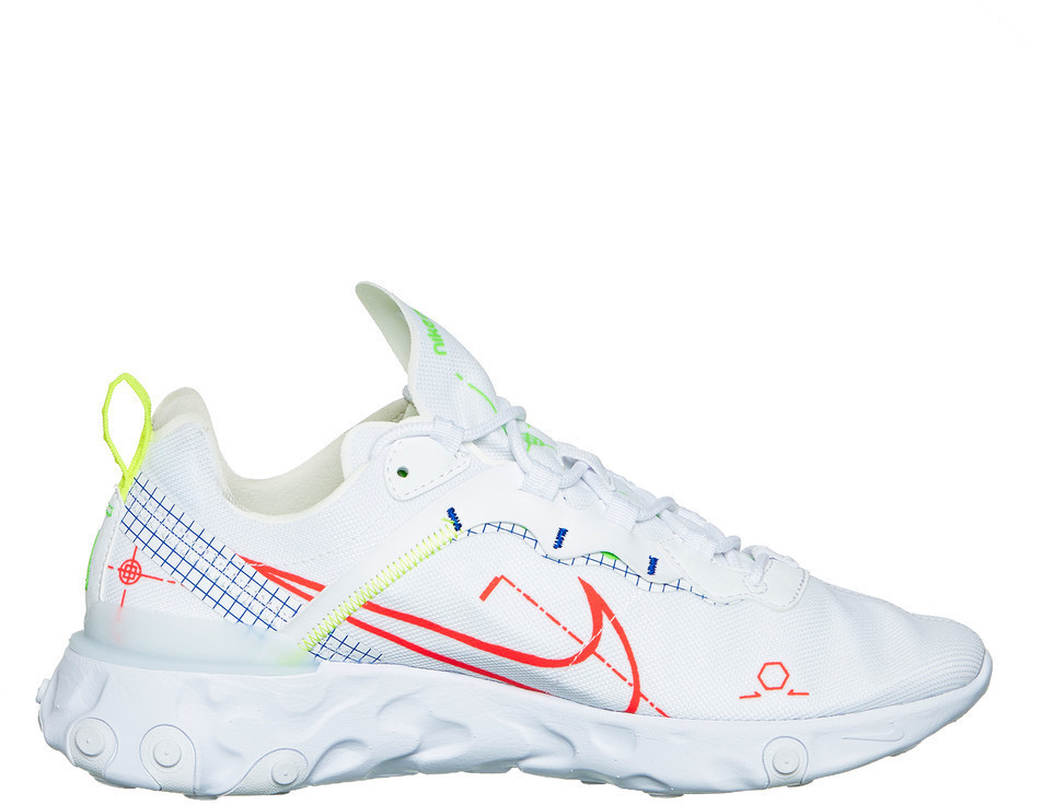 nike react 55 white blue