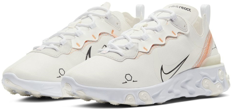 nike react 55 all white