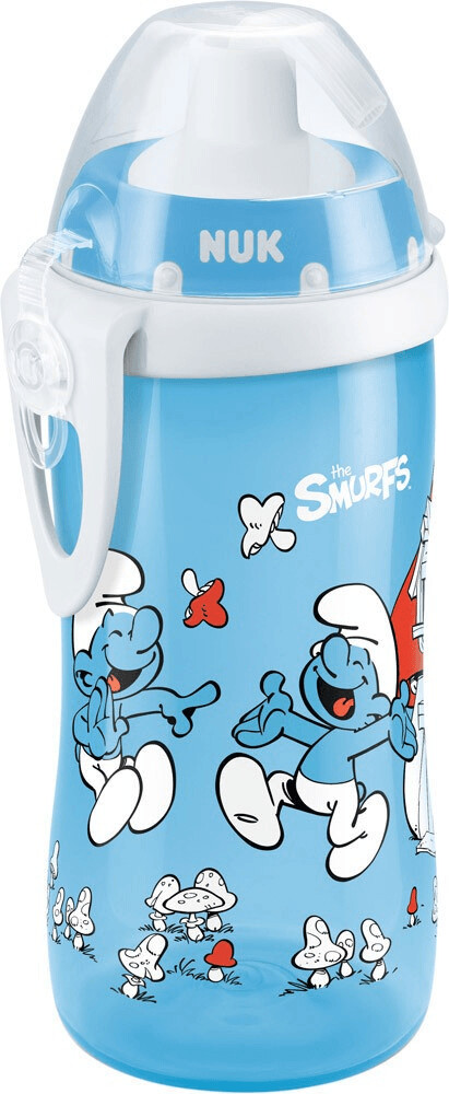 NUK Bottiglia Flexi Cup 300 ml, blu vigili del fuoco 