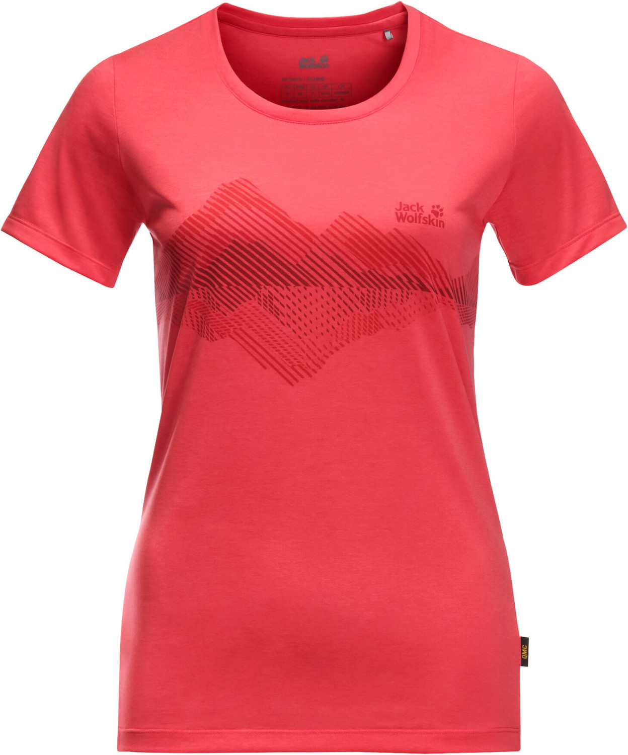 Jack Wolfskin Crosstail Graphic T W tulip red