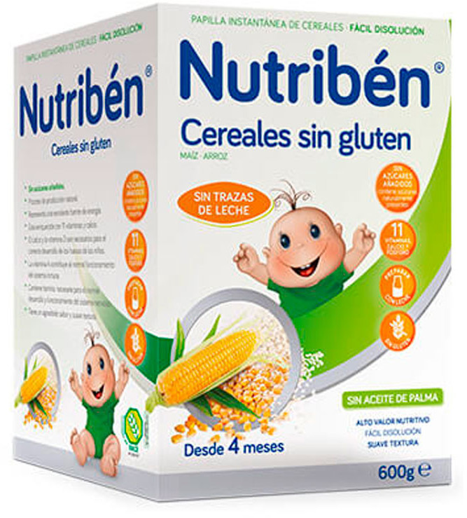 Papilla de cereales sin gluten Damira para bebés a partir de 4 meses
