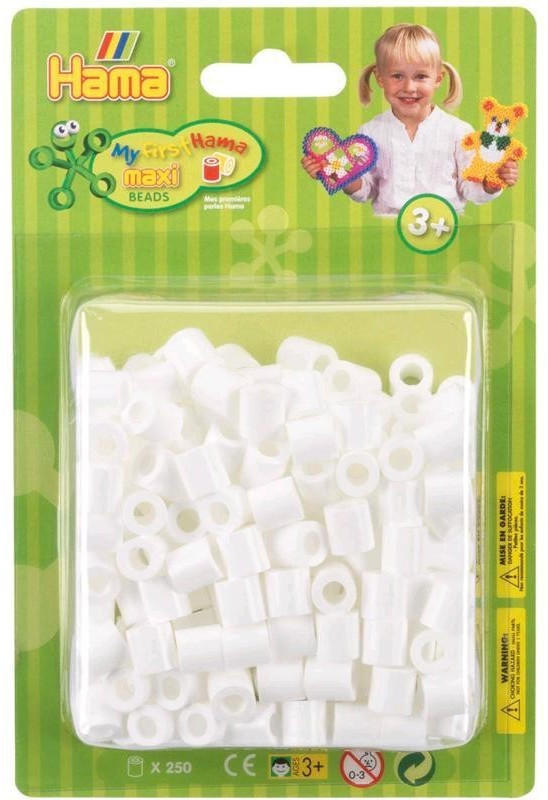 Hama Maxi Pearls 250 Pieces white