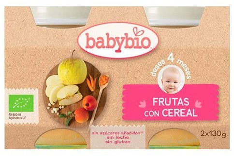 Babybio Fruits cereals 2x130g