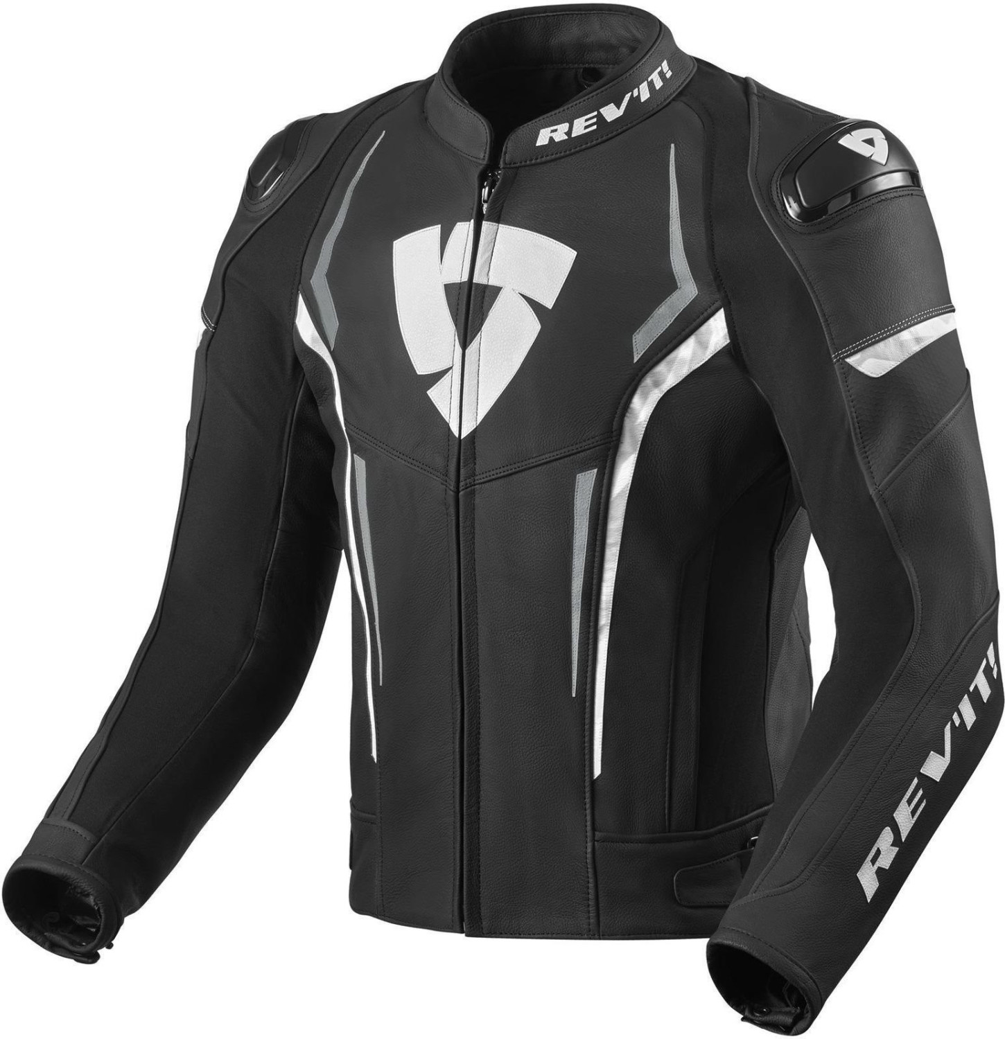 REV'IT! Blouson Glide Vintage noir/blanc