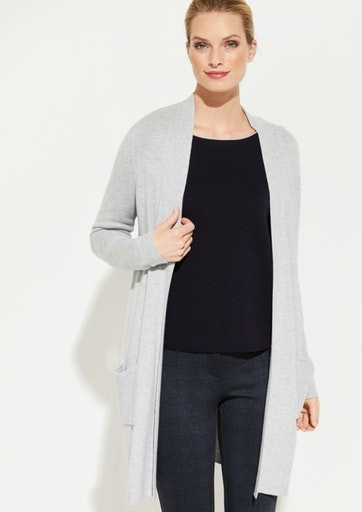 Comma Knittedjacket grau (85.899.64.0936.90W7)