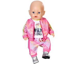 Puppenkleidung Jacke Zapf BABY born Deluxe Trendiges Pink Set 43 cm 