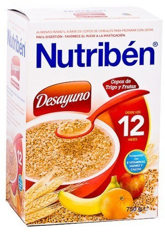Nutribén Wheat flakes and fruits breakfast (750g)