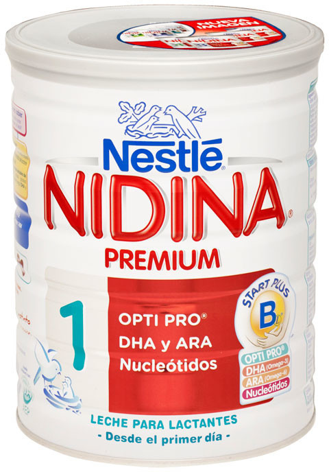 Nestlé Nidina 1 Premium Leche para Lactantes, 800 g