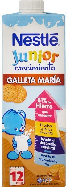 Nestlé Junior growth 2+ cookie (1l)