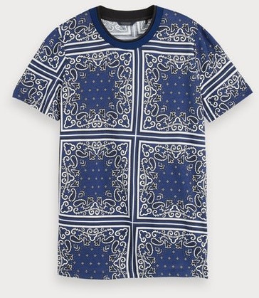 Scotch & Soda T-Shirt with Allover-Print combo d (153808)