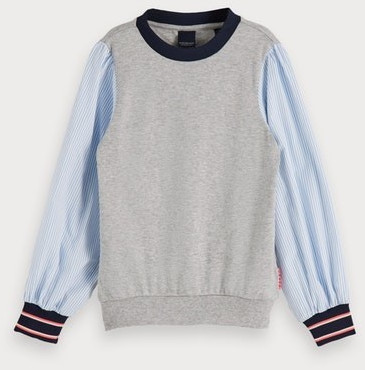 Scotch & Soda Jersey-Top aus Stoffmix combo a (154041)