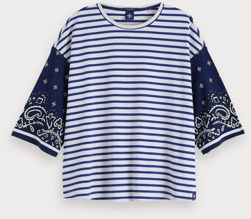 Scotch & Soda Oversize-T-Shirt in Print-Mix combo b (154209)