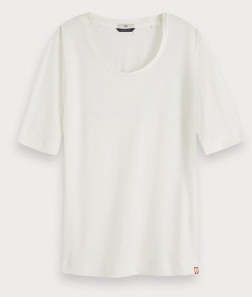 Scotch & Soda Basic T-Shirt off white (154317)