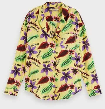 Scotch & Soda Oversize-Shirt with Hawaii-Print combo d (156043)