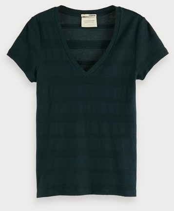 Scotch & Soda Basic T-Shirt midnight forest (156192)