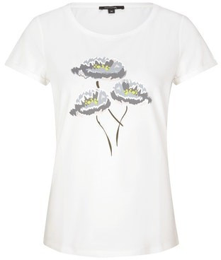 Comma T-Shirt white (81.002.32.3579.01E0)