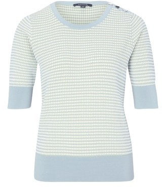 Comma Short Sleeve Shirt blue (81.002.62.3296.51X4)