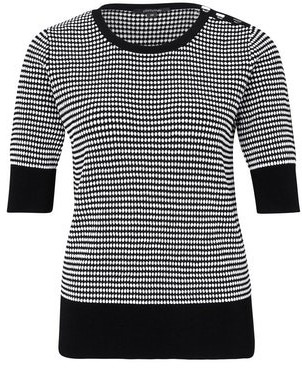 Comma Short Sleeve Shirt black (81.002.62.3296.99X4)