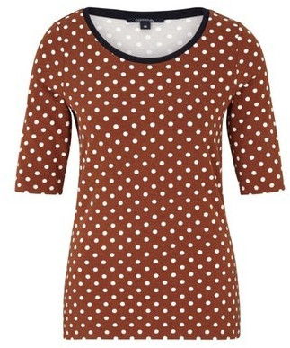 Comma Short Sleeve Shirt brown (81.908.32.3413.87M9)