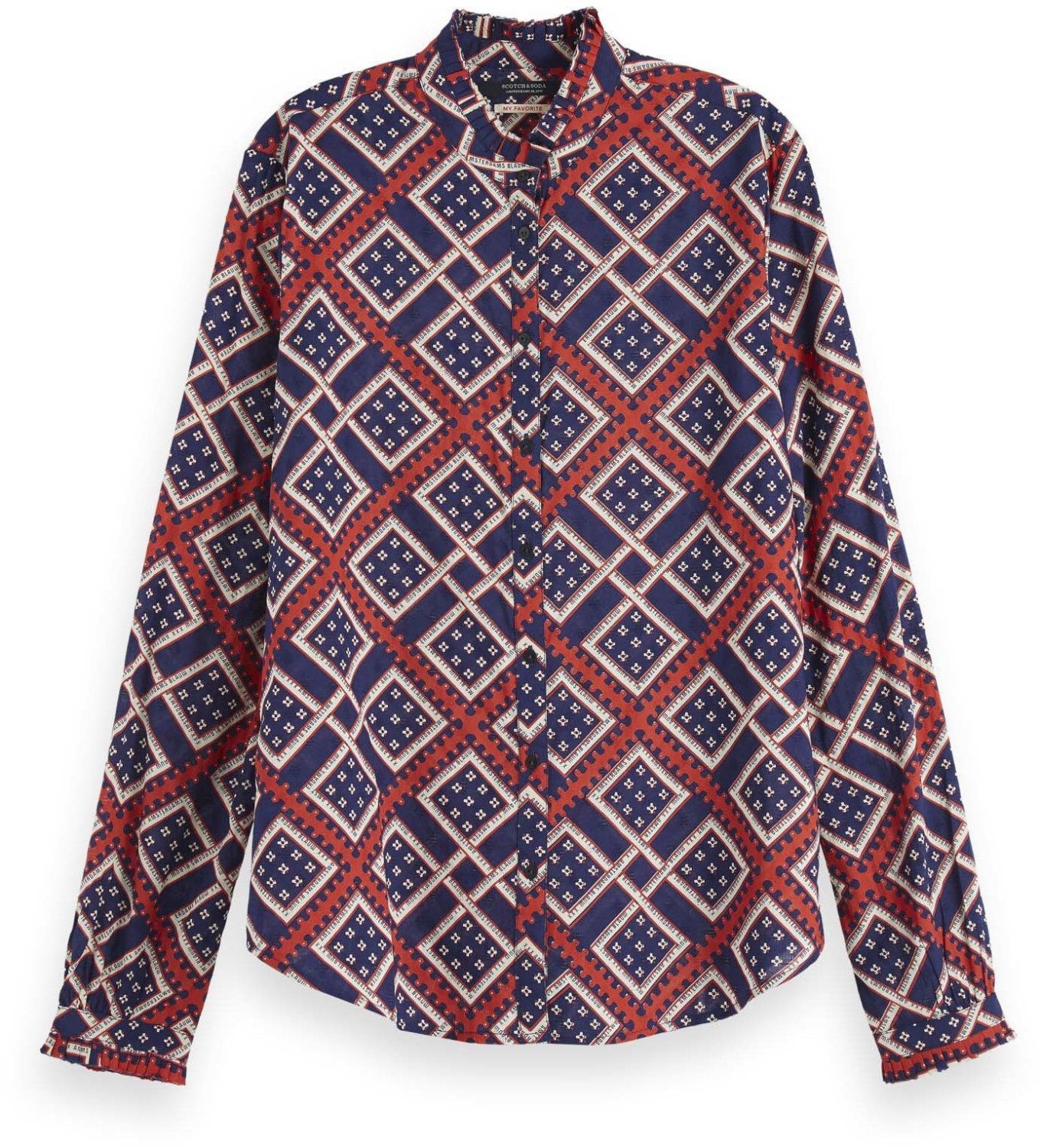 Scotch & Soda Blouse with Allover-Print combo b (153768)