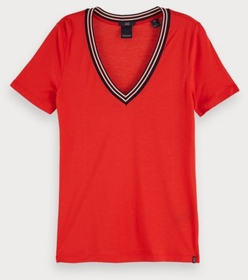 Scotch & Soda T-Shirt red clash (153804)