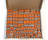 WAGO Box 120 Hebelklemmen Leuchtenklemme Kiste Kasten Set Sortiment 10 Verbinder 