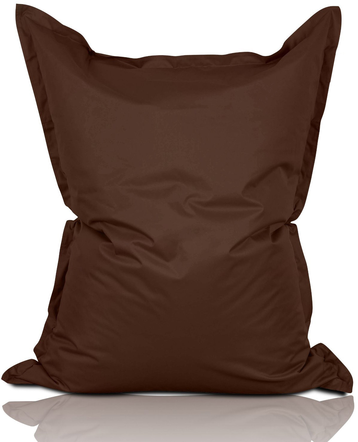 Lumaland Luxury Pouf intérieur/extérieur XXL marron