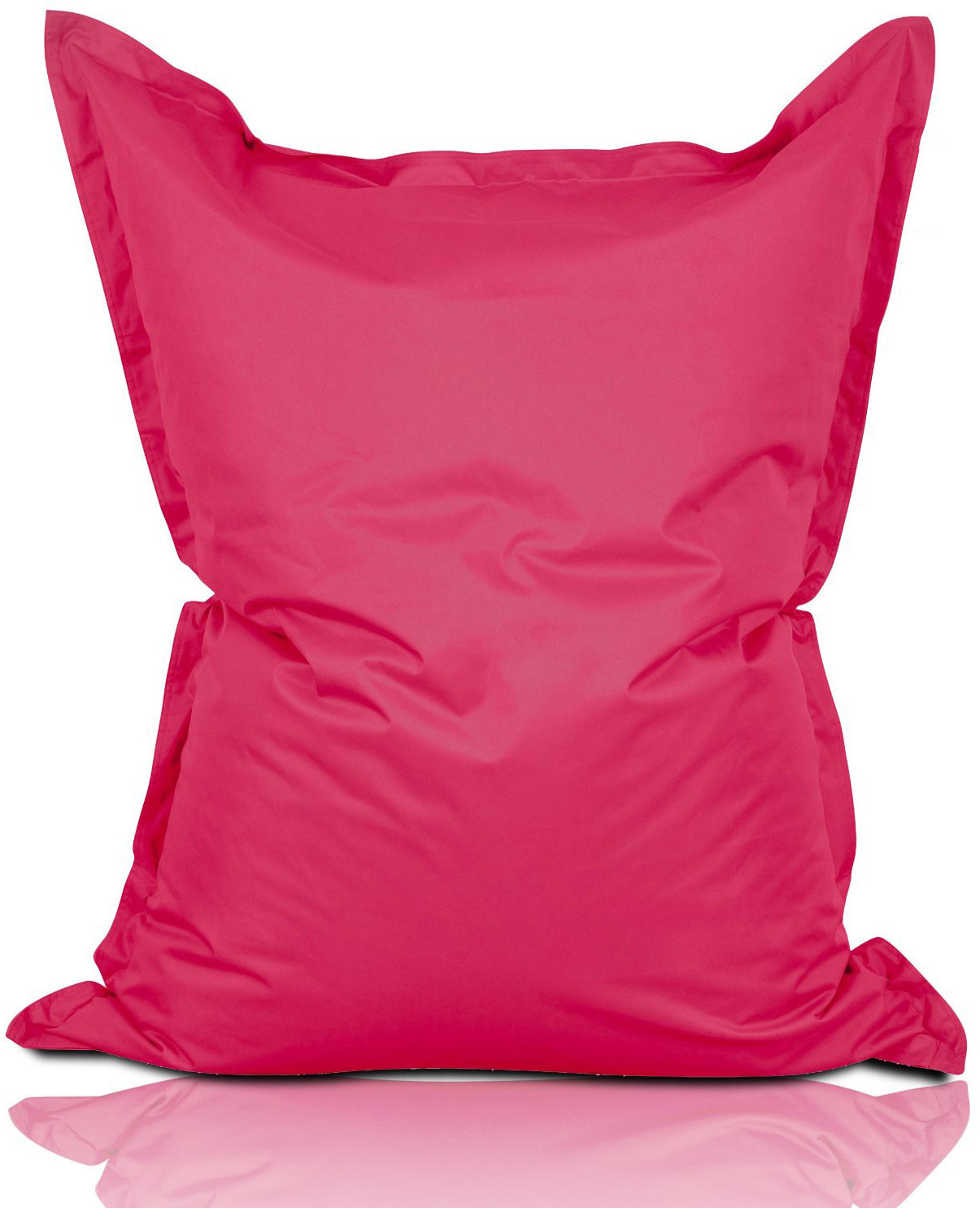 Lumaland Luxury Pouf intérieur/extérieur XXL fuchsia