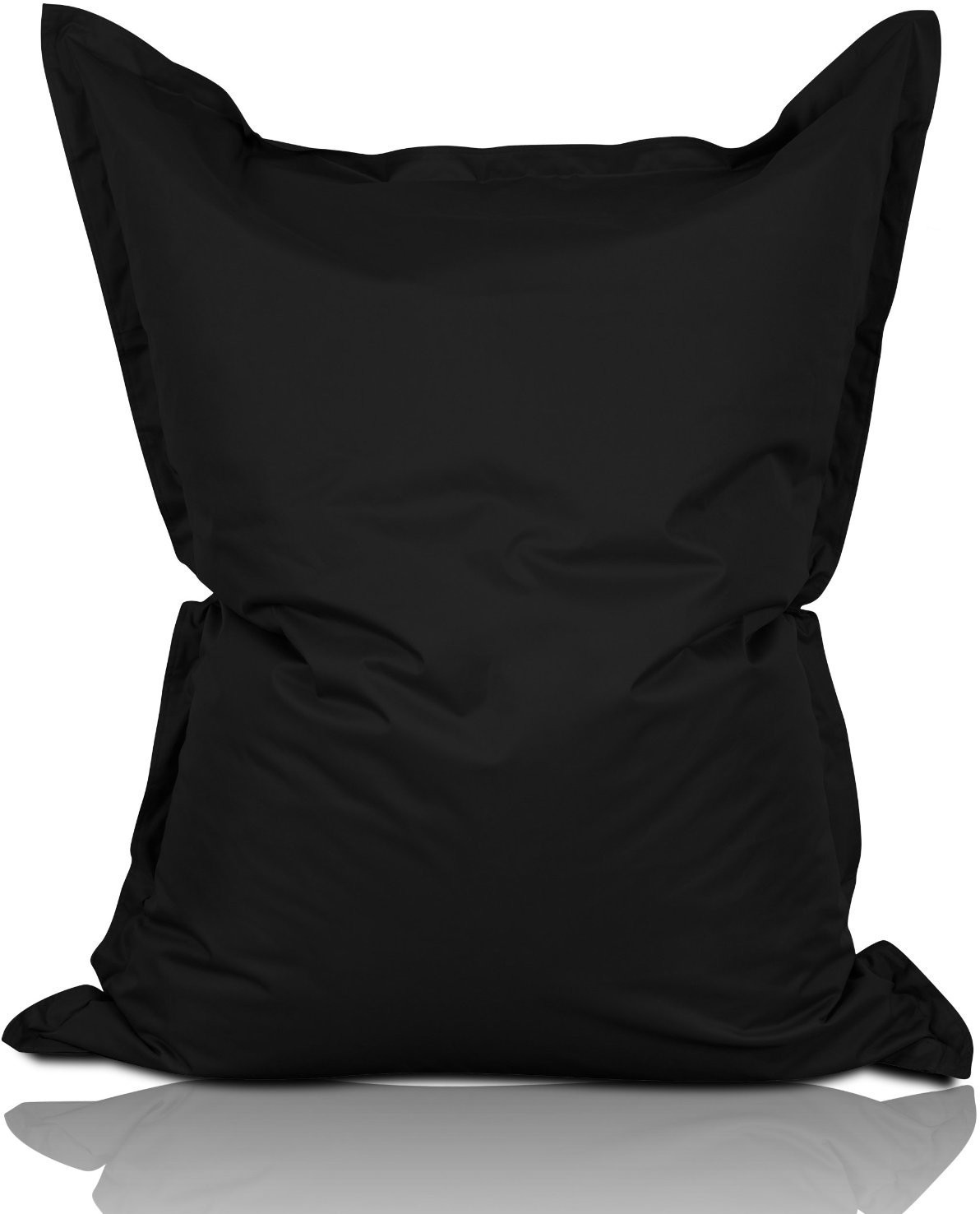 Lumaland Luxury Pouf intérieur/extérieur XXL noir