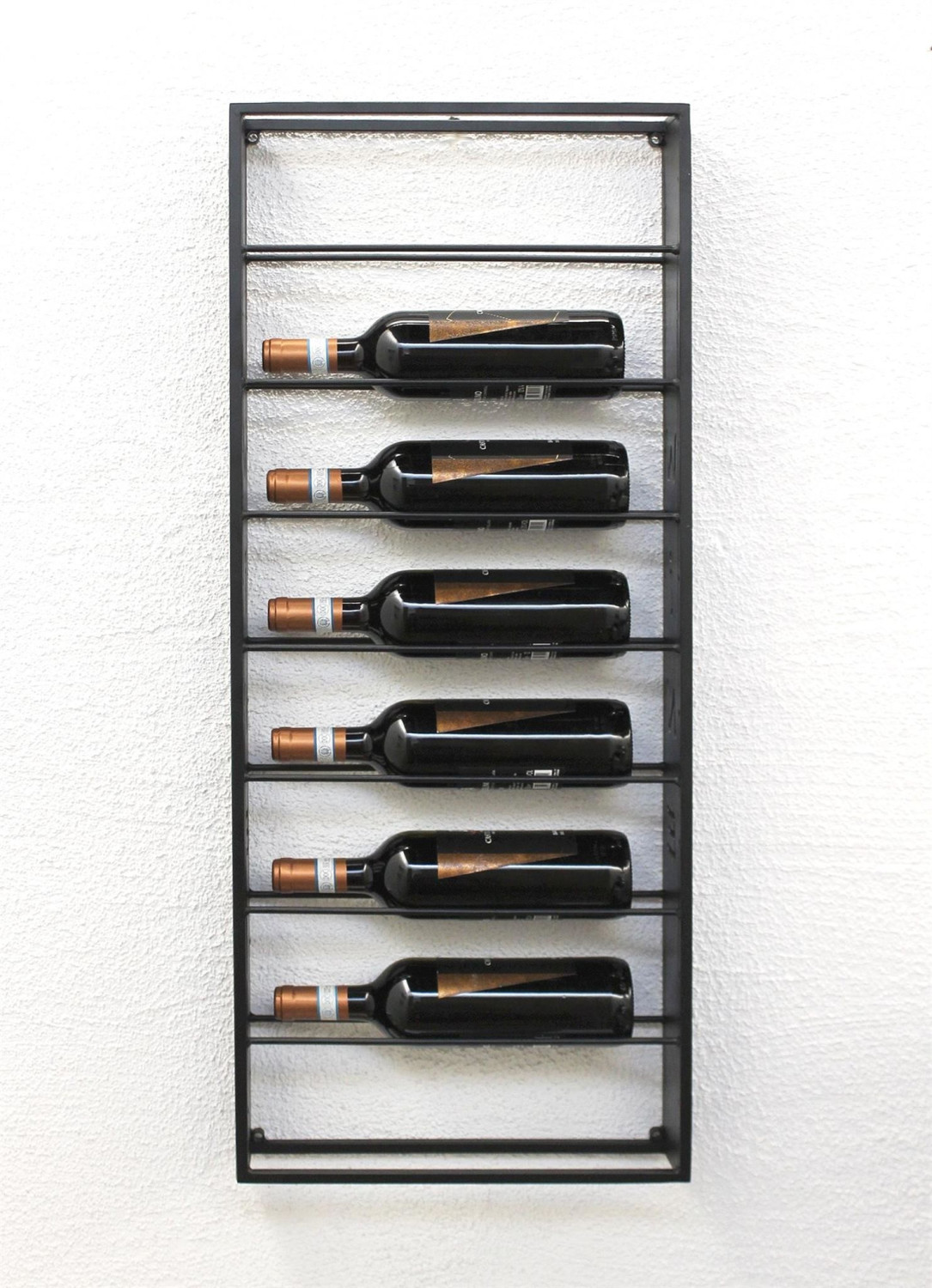 DanDiBo Wine rack wall metal black Sofie bottle rack bottle rack bottle holder wine bottle rack