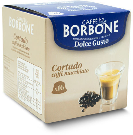 Caffè Borbone Dolce Gusto - Cortado Caffè Macchiato 16 cps