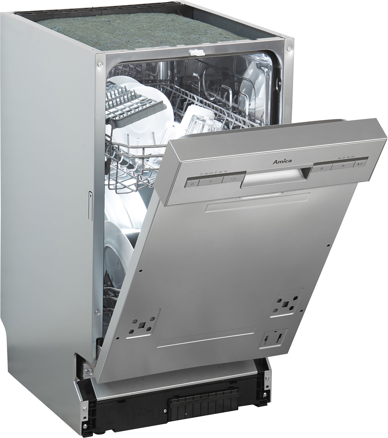 Lave-vaisselle partiellement intégré Amica EGSP 560 911 E 45 x 87 x 58 cm  pour 10 couverts 9 l 47 dB (A) - HORNBACH Luxembourg