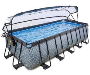 Exit Rahmenpool Mit Kartuschenfilter Sonnendach 540x250cm 30 42 53 00 Ab 1 072 55 Preisvergleich Bei Idealo De